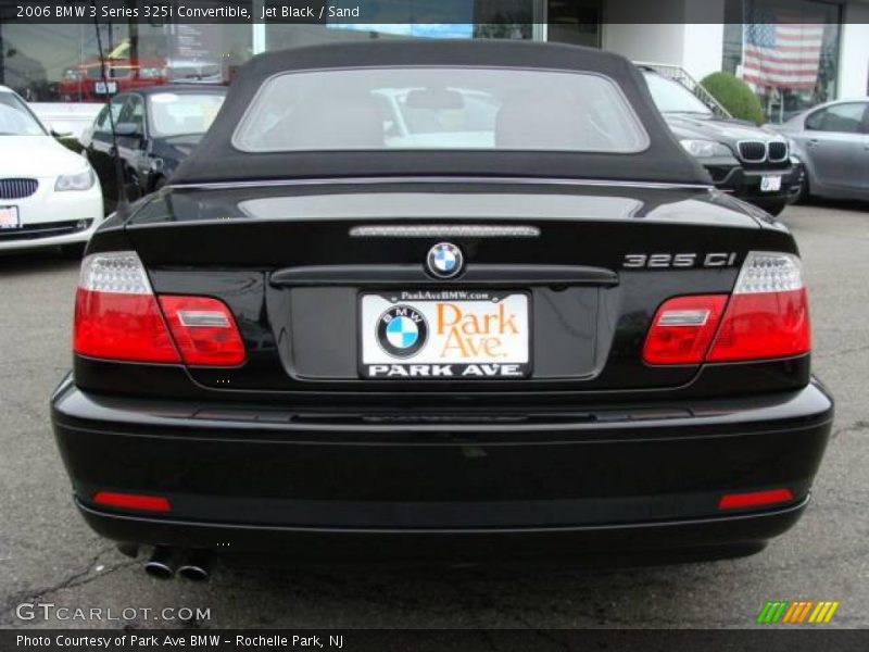 Jet Black / Sand 2006 BMW 3 Series 325i Convertible