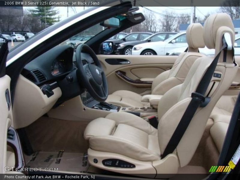 Jet Black / Sand 2006 BMW 3 Series 325i Convertible