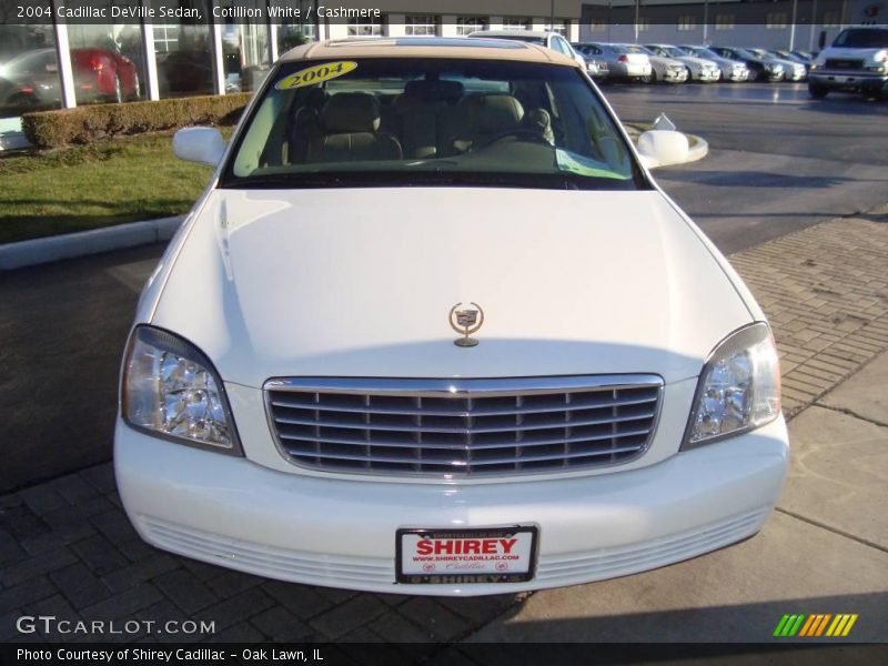 Cotillion White / Cashmere 2004 Cadillac DeVille Sedan