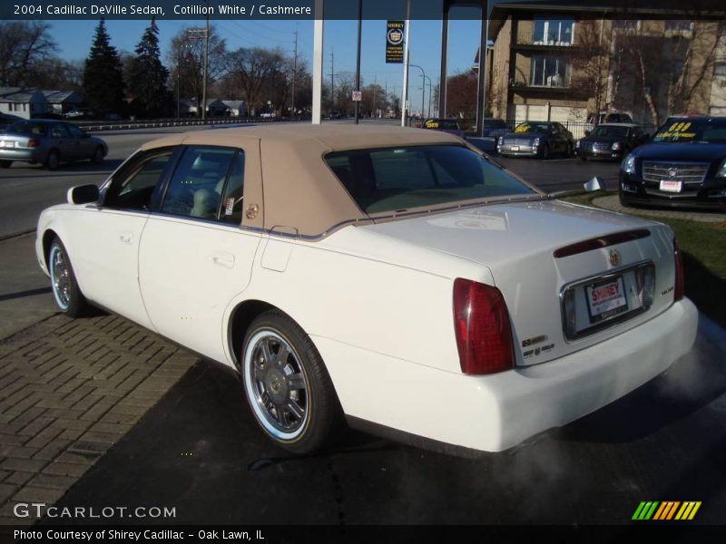 Cotillion White / Cashmere 2004 Cadillac DeVille Sedan