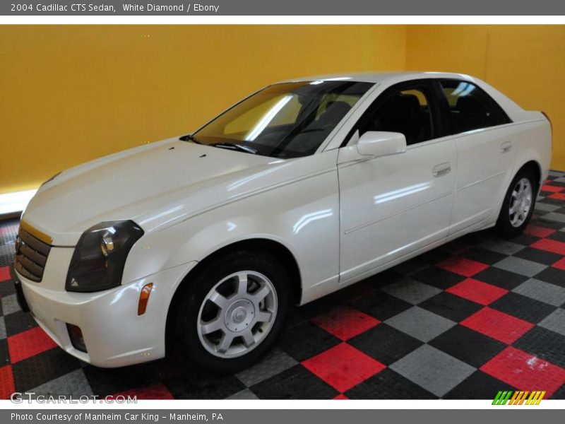 White Diamond / Ebony 2004 Cadillac CTS Sedan