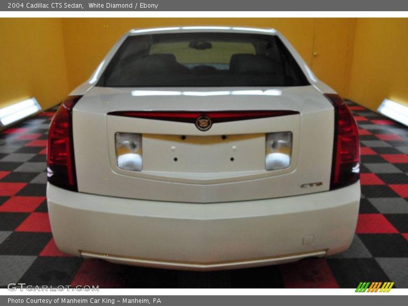 White Diamond / Ebony 2004 Cadillac CTS Sedan