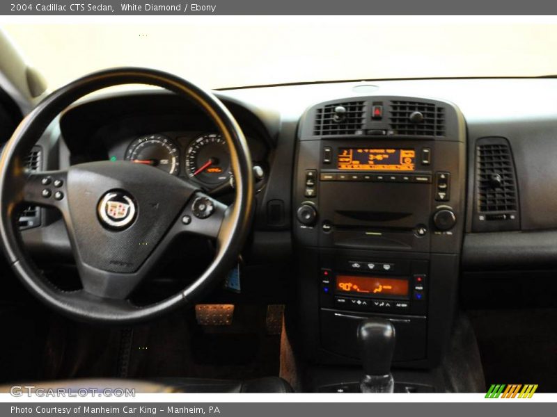 White Diamond / Ebony 2004 Cadillac CTS Sedan
