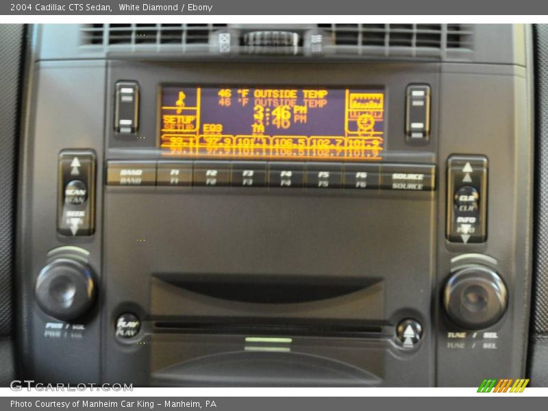 White Diamond / Ebony 2004 Cadillac CTS Sedan
