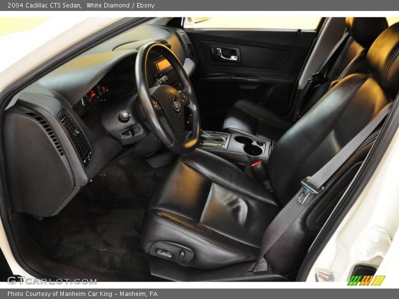 White Diamond / Ebony 2004 Cadillac CTS Sedan