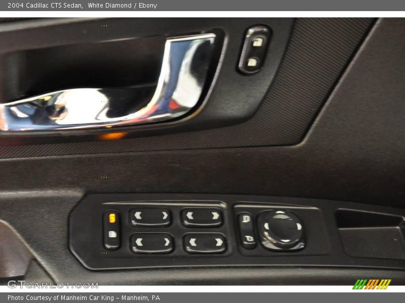 White Diamond / Ebony 2004 Cadillac CTS Sedan