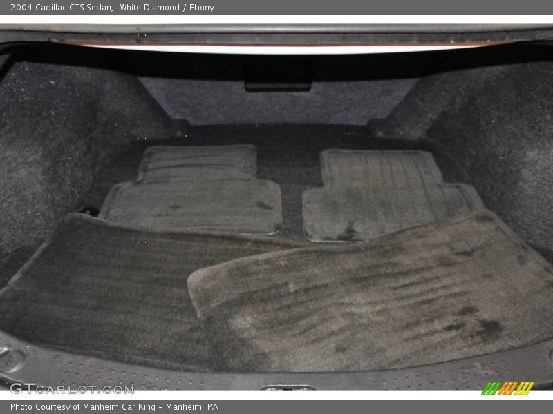 White Diamond / Ebony 2004 Cadillac CTS Sedan