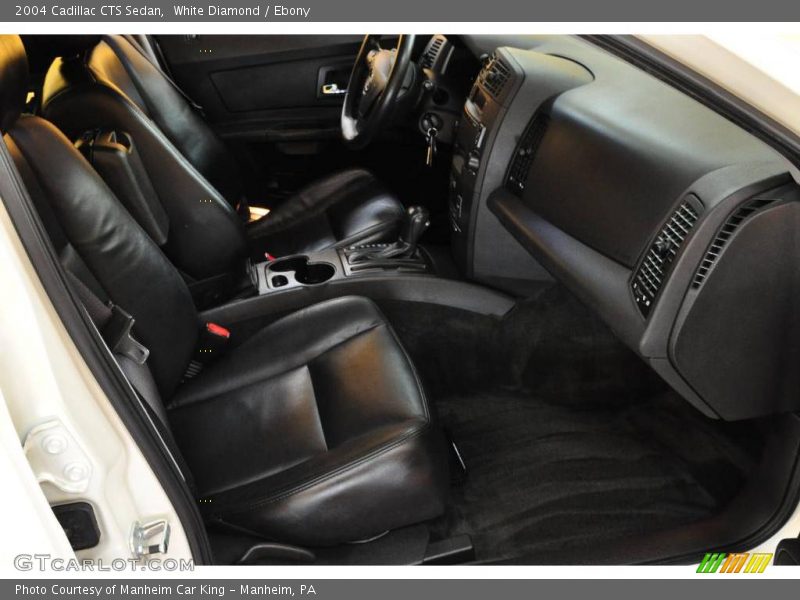 White Diamond / Ebony 2004 Cadillac CTS Sedan