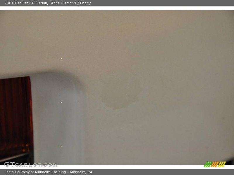 White Diamond / Ebony 2004 Cadillac CTS Sedan