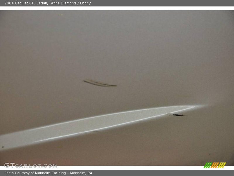 White Diamond / Ebony 2004 Cadillac CTS Sedan
