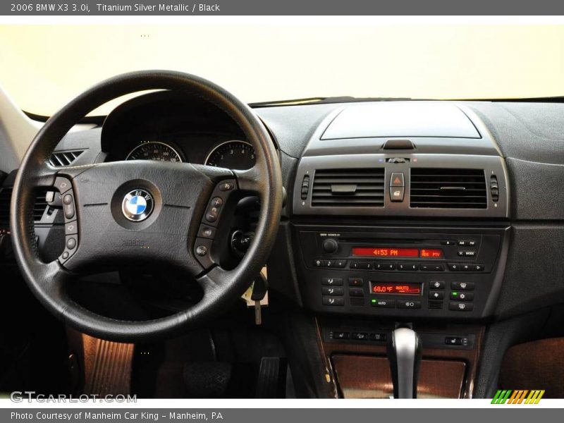 Titanium Silver Metallic / Black 2006 BMW X3 3.0i
