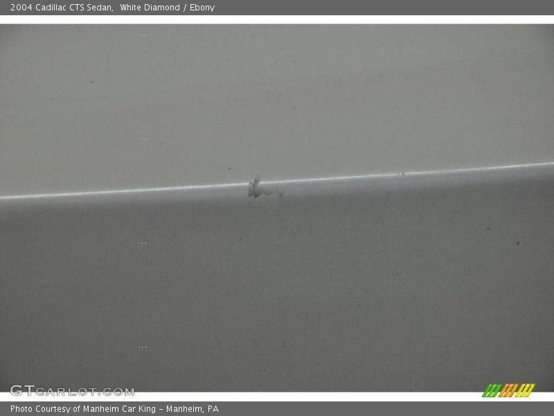 White Diamond / Ebony 2004 Cadillac CTS Sedan