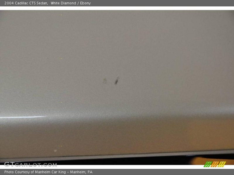 White Diamond / Ebony 2004 Cadillac CTS Sedan