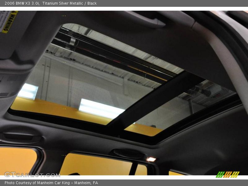 Titanium Silver Metallic / Black 2006 BMW X3 3.0i