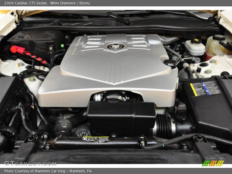 White Diamond / Ebony 2004 Cadillac CTS Sedan