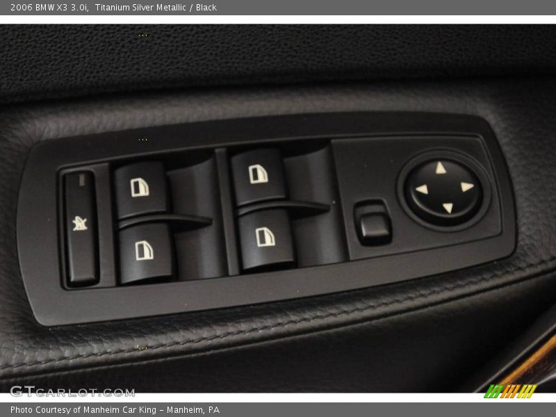 Titanium Silver Metallic / Black 2006 BMW X3 3.0i