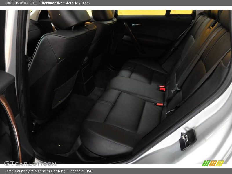 Titanium Silver Metallic / Black 2006 BMW X3 3.0i