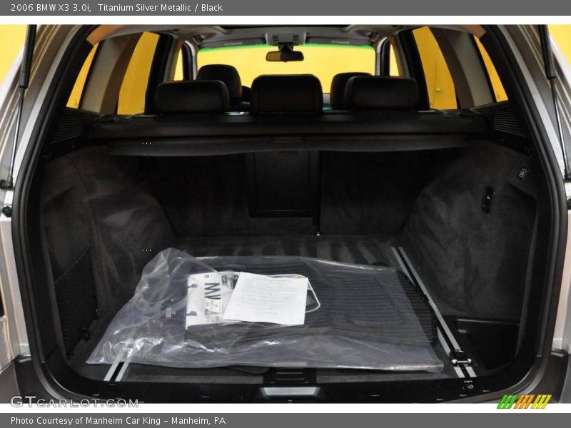 Titanium Silver Metallic / Black 2006 BMW X3 3.0i