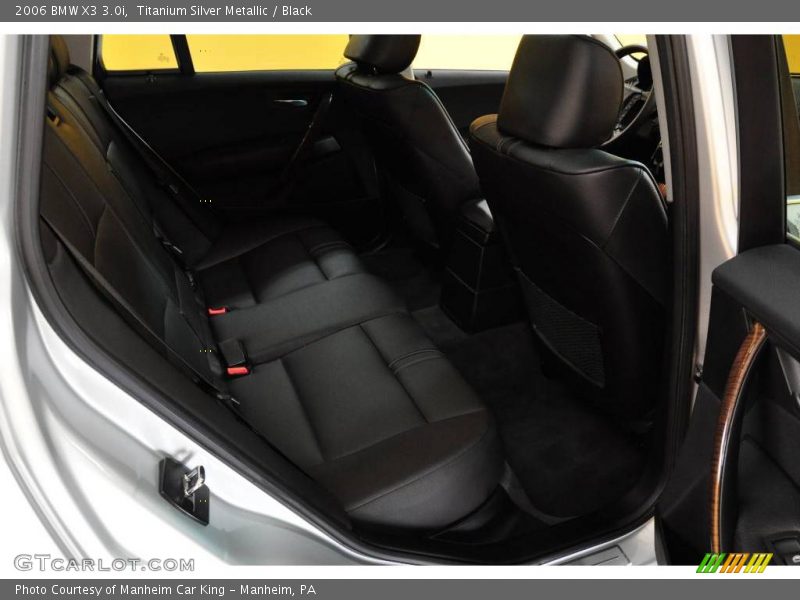 Titanium Silver Metallic / Black 2006 BMW X3 3.0i