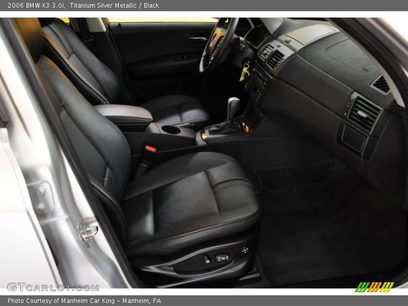 Titanium Silver Metallic / Black 2006 BMW X3 3.0i