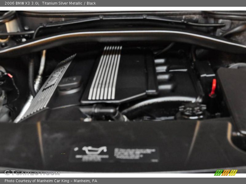 Titanium Silver Metallic / Black 2006 BMW X3 3.0i