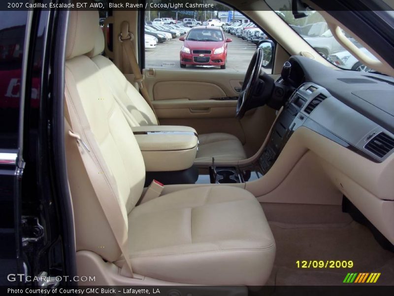 Black Raven / Cocoa/Light Cashmere 2007 Cadillac Escalade EXT AWD
