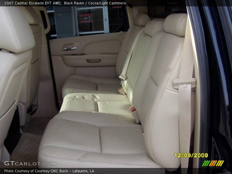 Black Raven / Cocoa/Light Cashmere 2007 Cadillac Escalade EXT AWD
