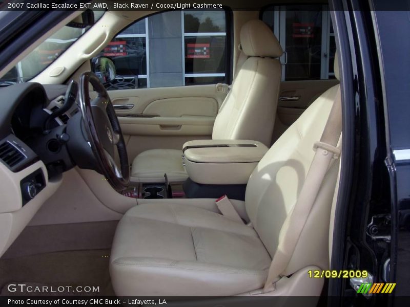 Black Raven / Cocoa/Light Cashmere 2007 Cadillac Escalade EXT AWD