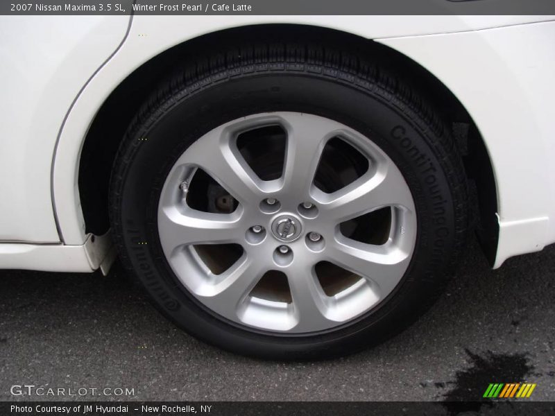 Winter Frost Pearl / Cafe Latte 2007 Nissan Maxima 3.5 SL