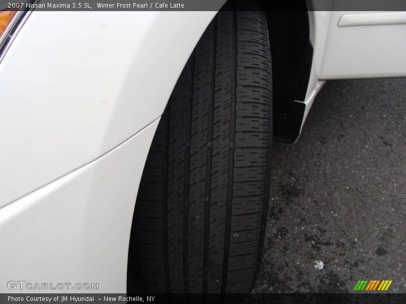Winter Frost Pearl / Cafe Latte 2007 Nissan Maxima 3.5 SL