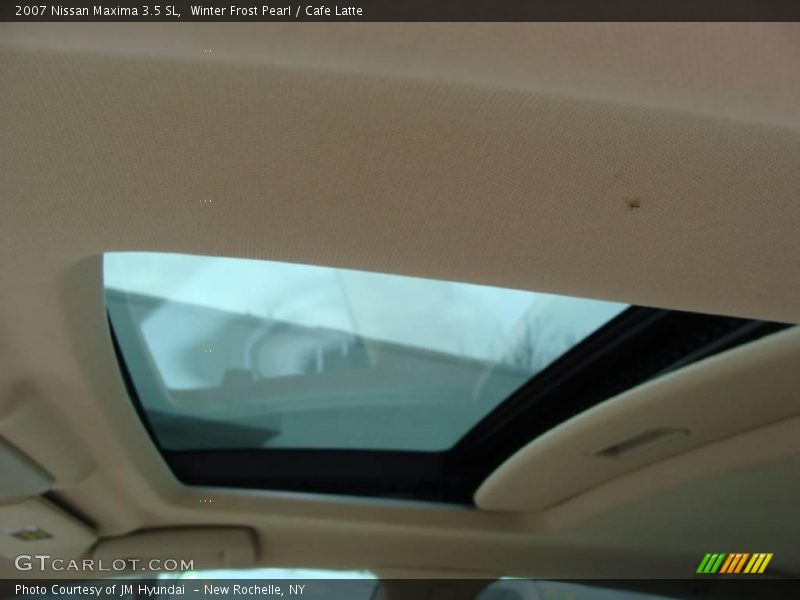 Winter Frost Pearl / Cafe Latte 2007 Nissan Maxima 3.5 SL