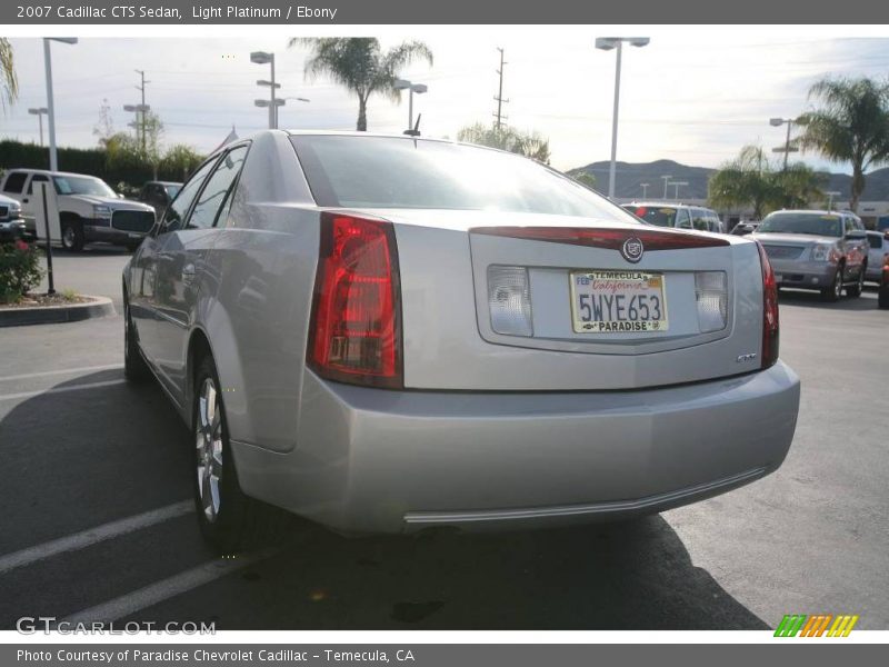 Light Platinum / Ebony 2007 Cadillac CTS Sedan