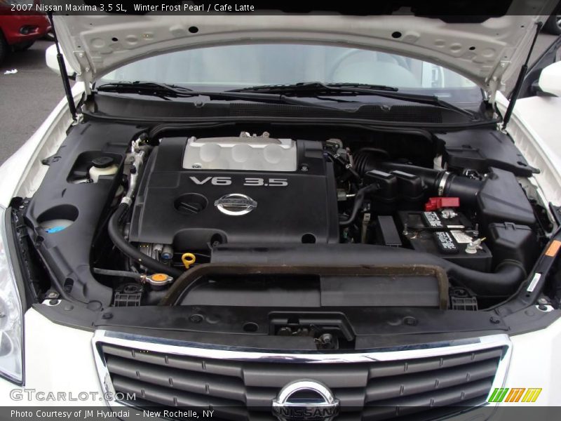 Winter Frost Pearl / Cafe Latte 2007 Nissan Maxima 3.5 SL