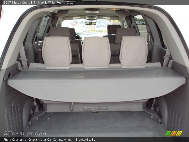 Nordic White Pearl / Gray 2007 Nissan Quest 3.5