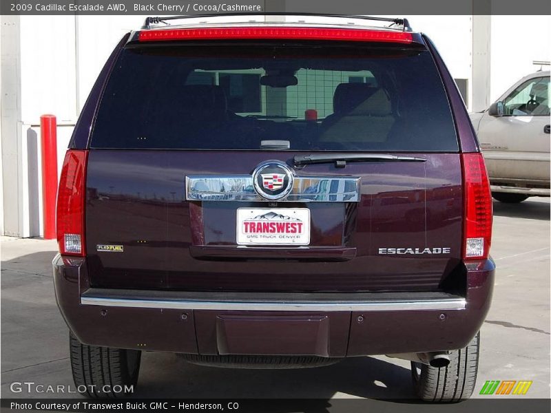 Black Cherry / Cocoa/Cashmere 2009 Cadillac Escalade AWD