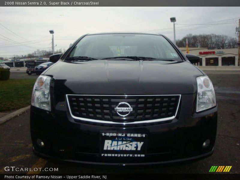 Super Black / Charcoal/Steel 2008 Nissan Sentra 2.0