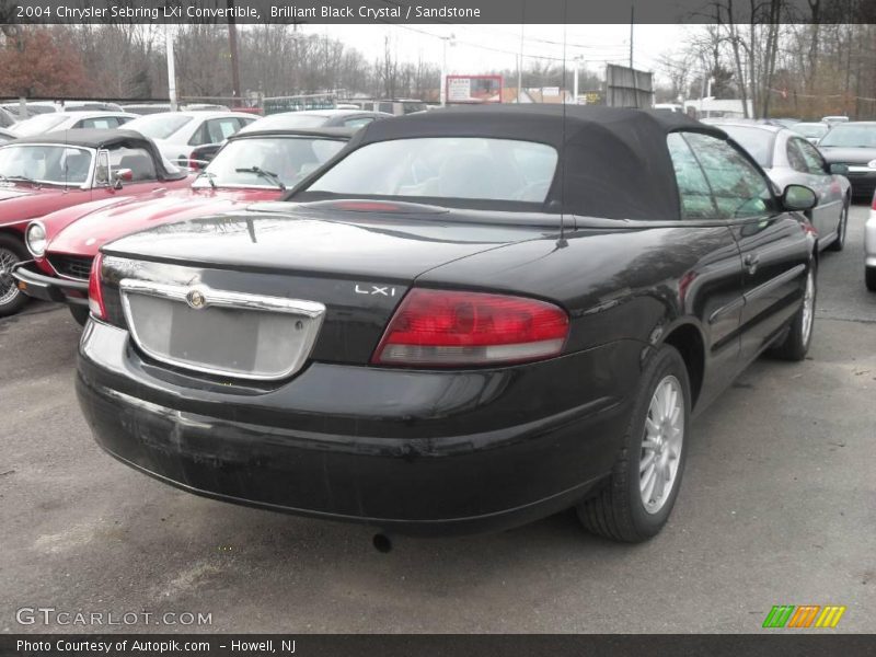 Brilliant Black Crystal / Sandstone 2004 Chrysler Sebring LXi Convertible
