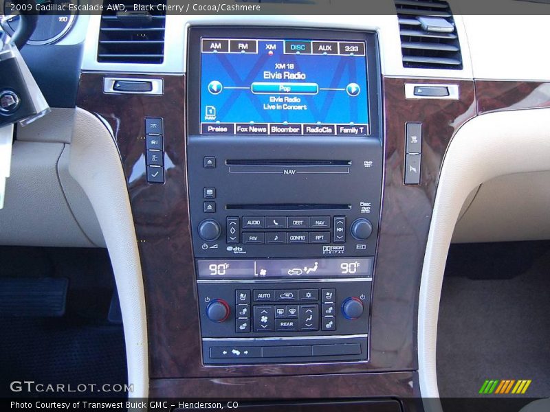 Black Cherry / Cocoa/Cashmere 2009 Cadillac Escalade AWD