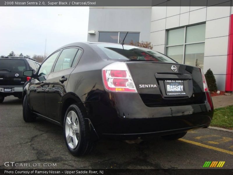 Super Black / Charcoal/Steel 2008 Nissan Sentra 2.0