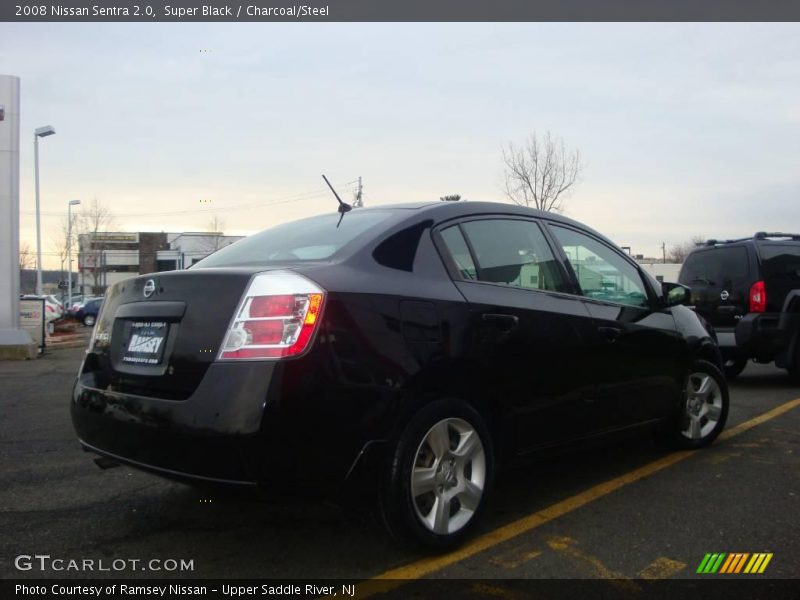 Super Black / Charcoal/Steel 2008 Nissan Sentra 2.0
