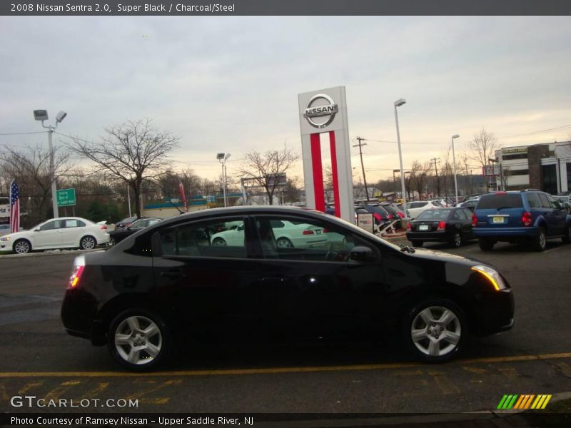 Super Black / Charcoal/Steel 2008 Nissan Sentra 2.0