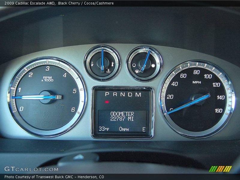 Black Cherry / Cocoa/Cashmere 2009 Cadillac Escalade AWD