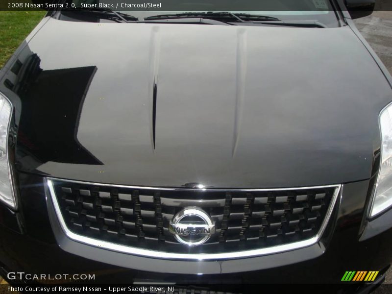 Super Black / Charcoal/Steel 2008 Nissan Sentra 2.0