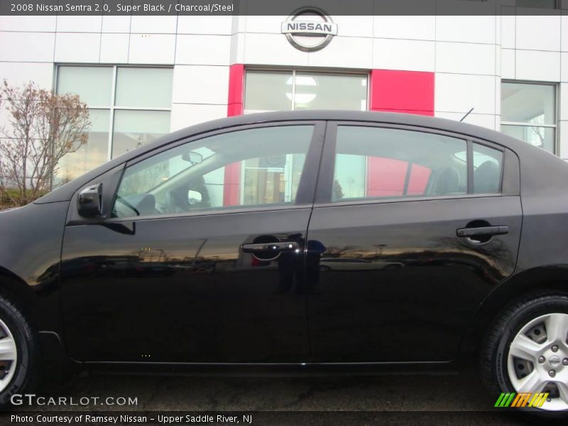 Super Black / Charcoal/Steel 2008 Nissan Sentra 2.0