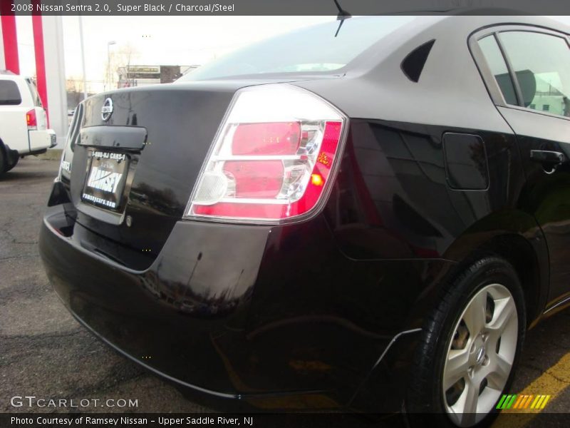 Super Black / Charcoal/Steel 2008 Nissan Sentra 2.0