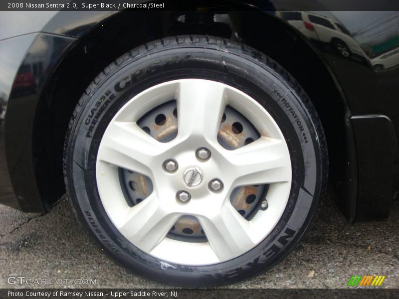 Super Black / Charcoal/Steel 2008 Nissan Sentra 2.0