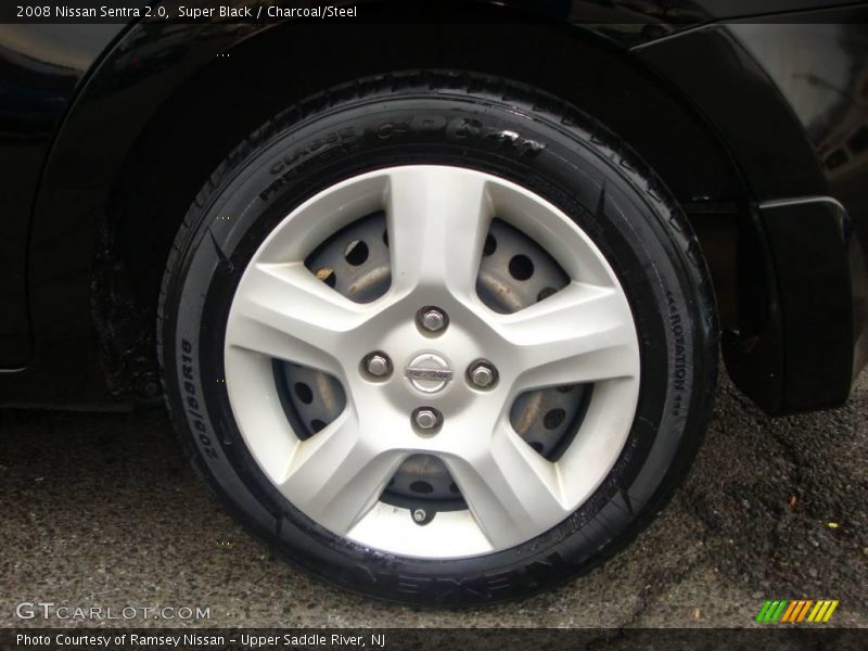 Super Black / Charcoal/Steel 2008 Nissan Sentra 2.0