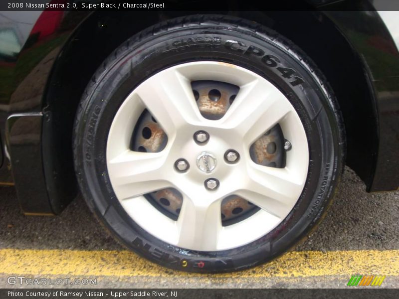 Super Black / Charcoal/Steel 2008 Nissan Sentra 2.0