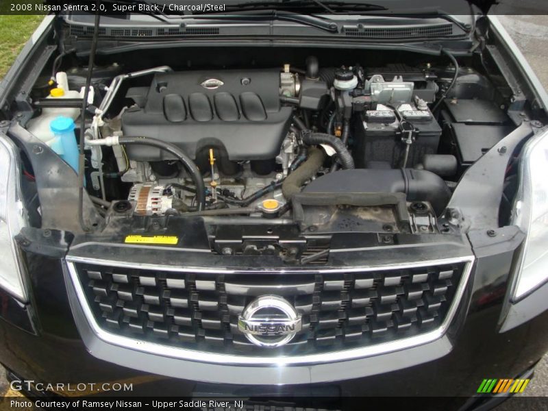 Super Black / Charcoal/Steel 2008 Nissan Sentra 2.0