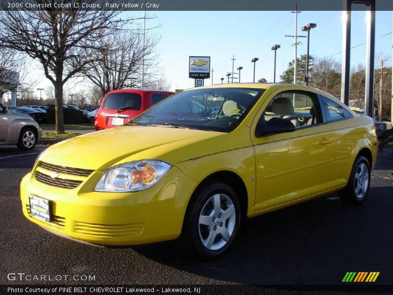 Rally Yellow / Gray 2006 Chevrolet Cobalt LS Coupe